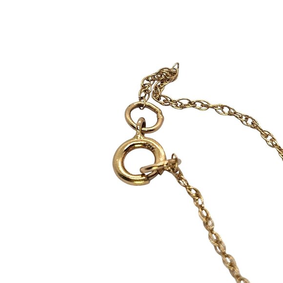 Mother & Child14K Gold Amethyst Heart Pendant Necklace 18" - Picture 4 of 16